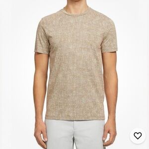 Theory Men's Arrid/Beige Thordon Jersey Crew-Neck Short Sleeve T-Shirt size L